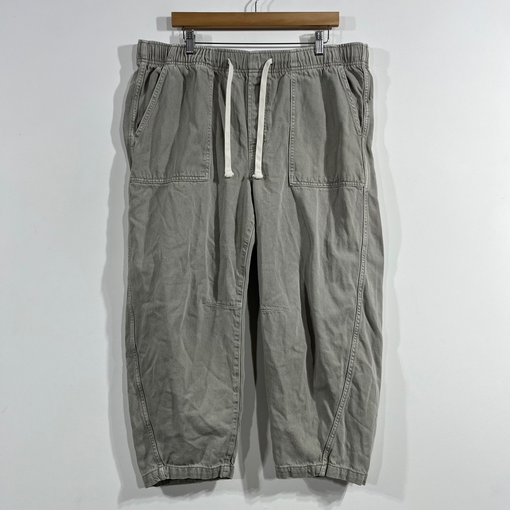 Gap Denim Baggy Streetweat Pull-On Barrel Pants Women XL Cotton Boho Utility 90s